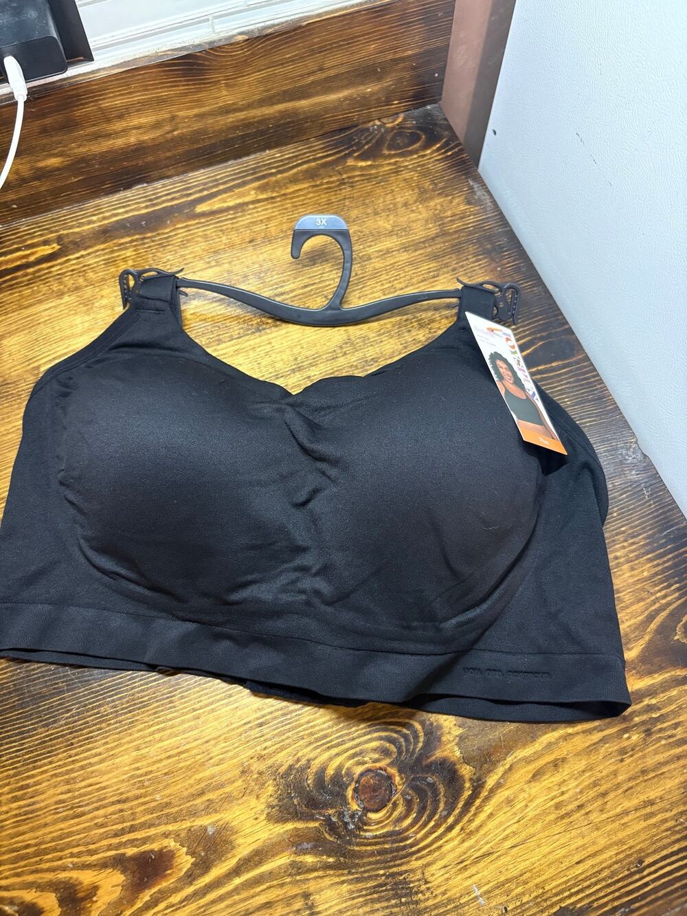 Joyspun Black Bralette 3X